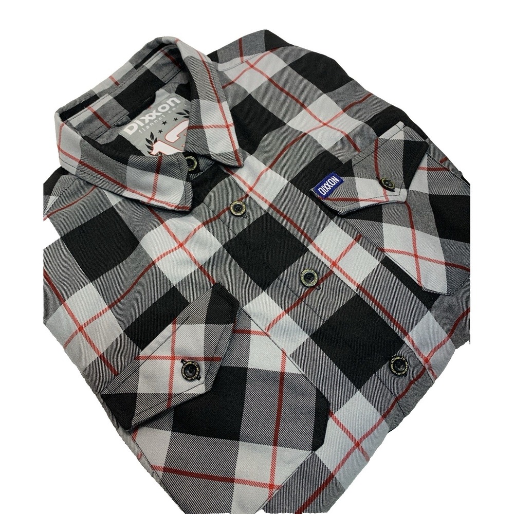 Dixxon Flannel Co. The Intimidator 13 Racing NASCAR Shirt Women's L Plaid